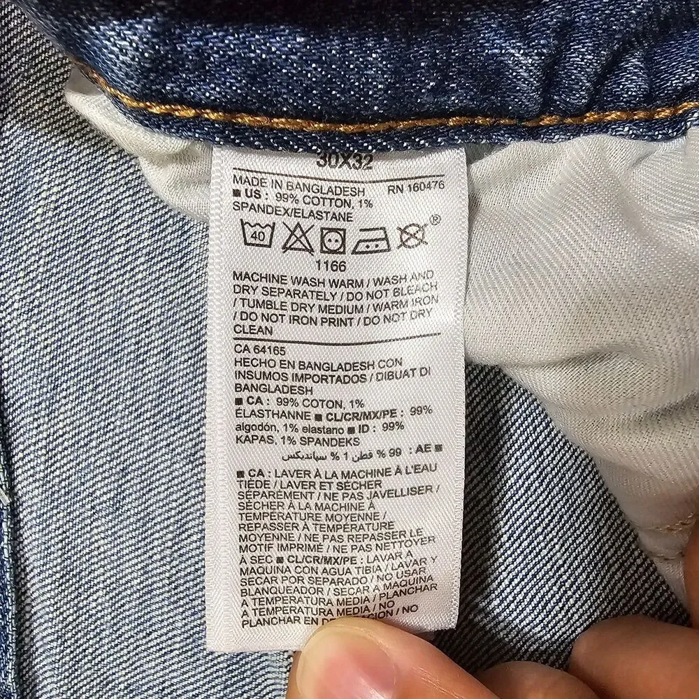 Mens Old Navy Jeans 30x32 Slim Fit Built In Flex Denim Light Wash - Picture 6 of 8
